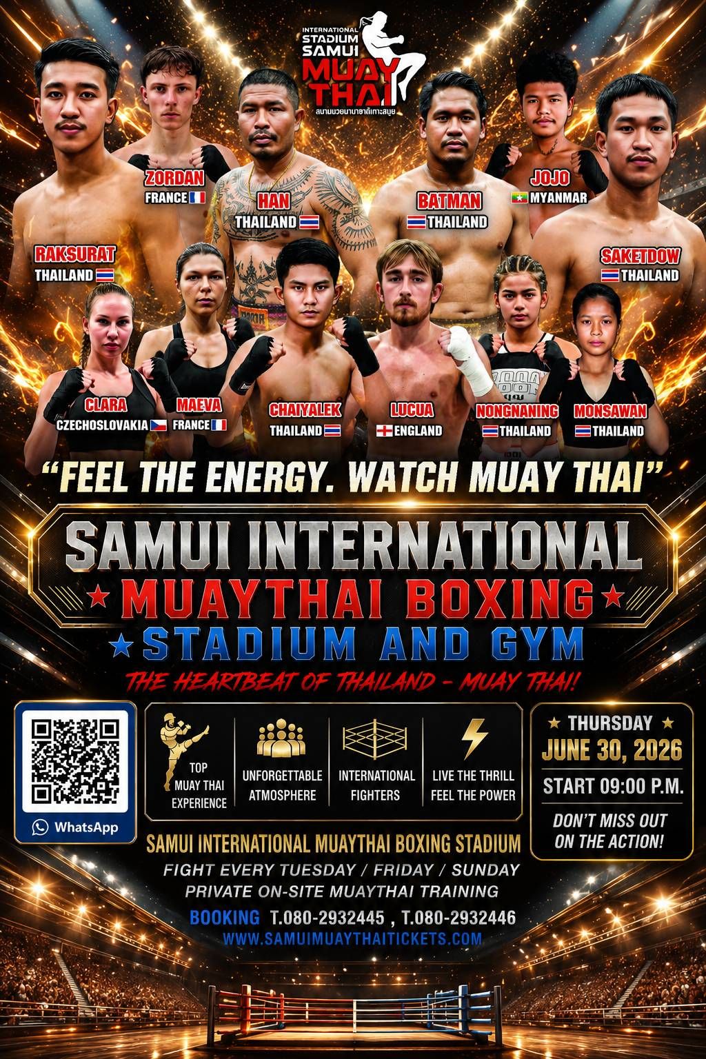 Samui International Muay Thai Boxing Stadium & Gym, Koh Samui