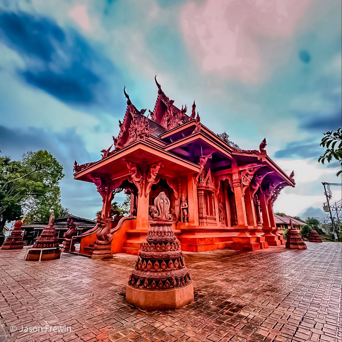 Wat Ratchathammaram Red Temple, Koh Samui