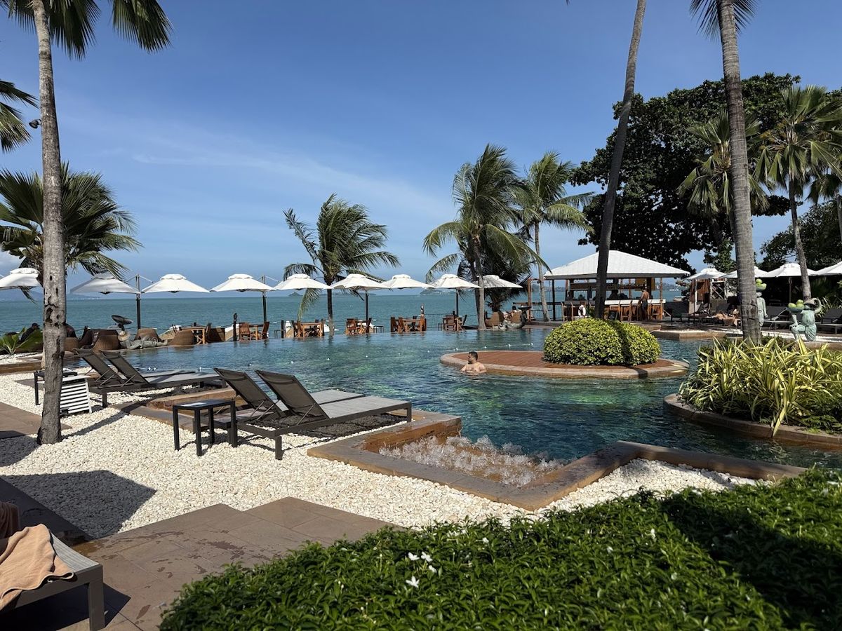 Anantara Bophut Koh Samui Resort room interior in Bophut