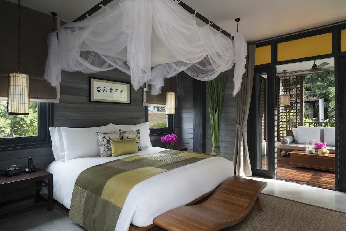 Anantara Lawana Koh Samui Resort pool and grounds in Chaweng