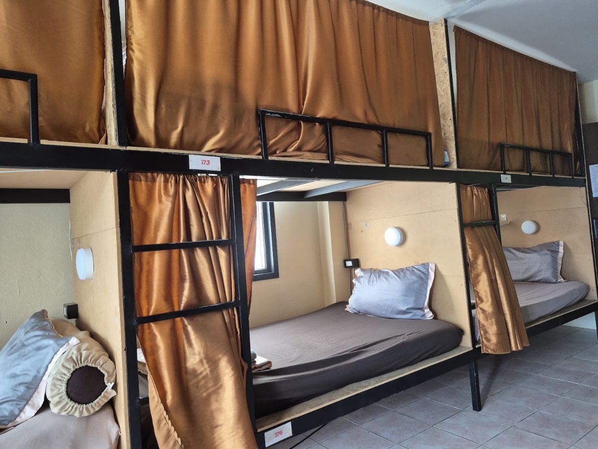 Dk1 Hostel pool and grounds in Chaweng