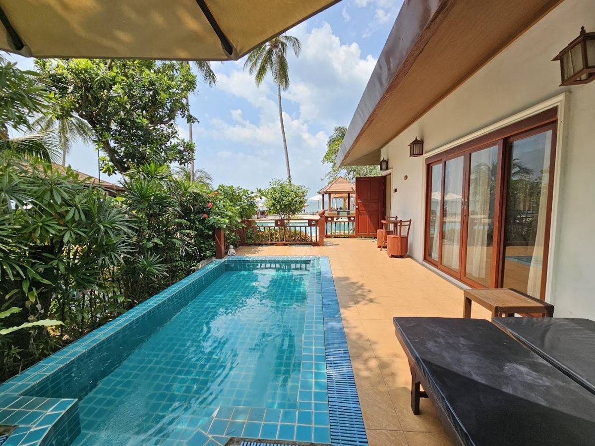 Kanok Buri Resort room interior in Nathon