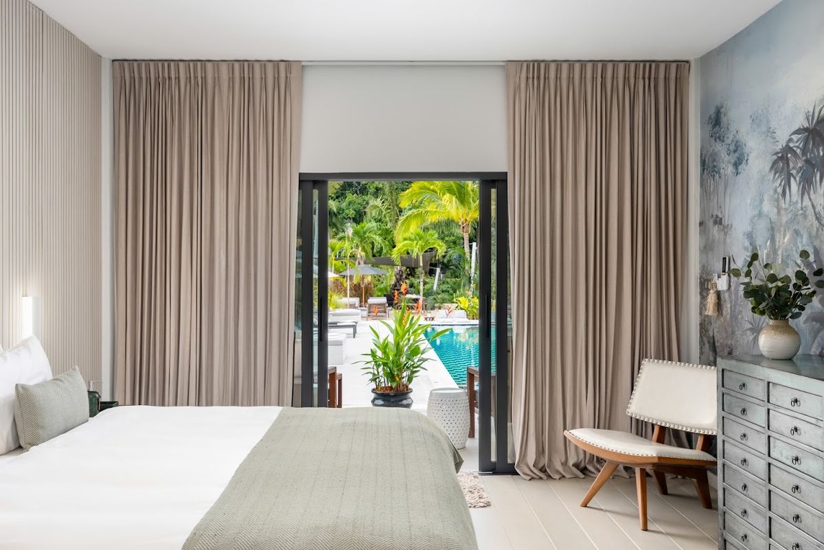 Moorea Boutique Resort Samui pool and grounds in Fisherman's Village