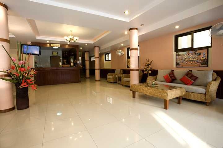 Nathon Residence Hotel room interior in Nathon