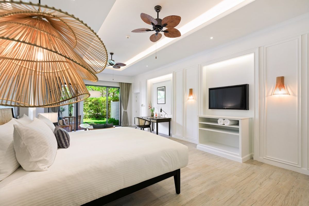 OUTRIGGER Koh Samui Beach Resort pool and grounds in Lamai