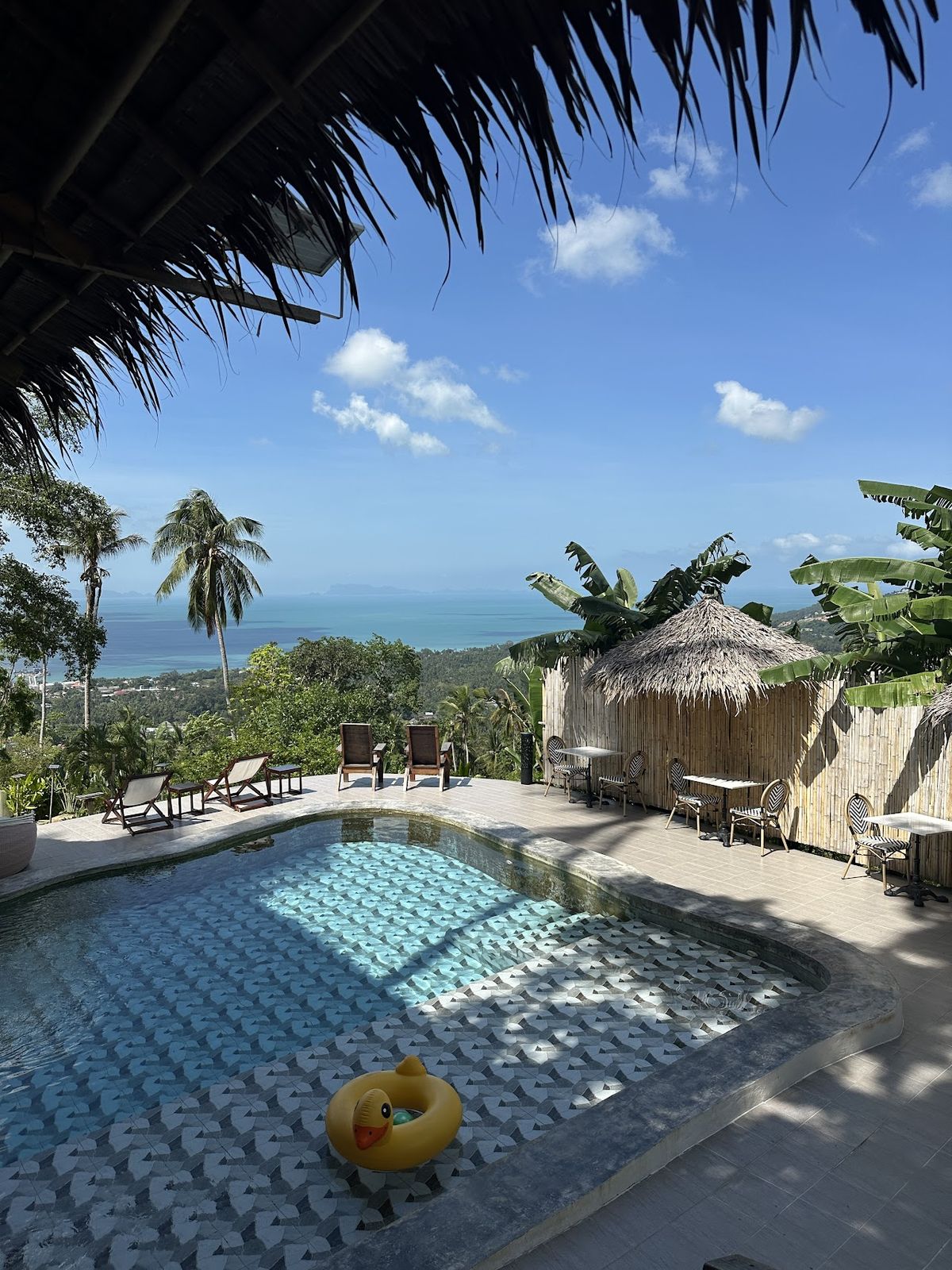 RoomQuest T H E V A Resort Koh Samui room interior in Nathon