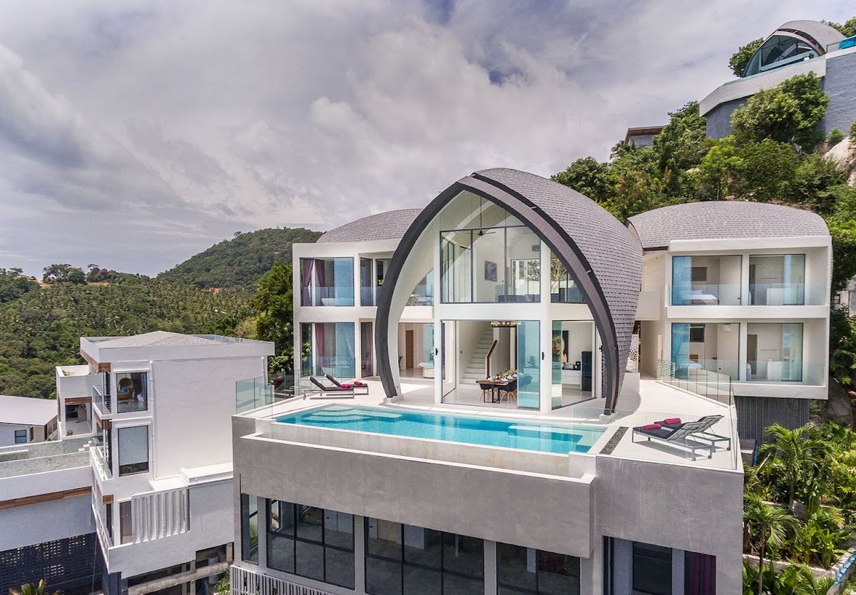 Sky Dream Villa exterior in Bophut