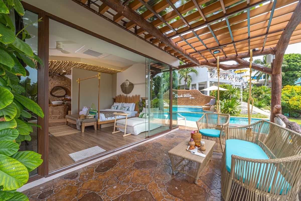 The Rock Samui Beach Resort room interior in Chaweng