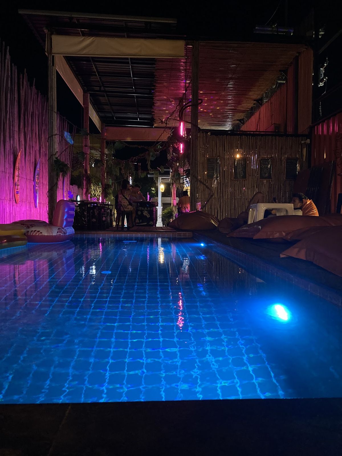 Ubox Samui Hostel room interior in Chaweng
